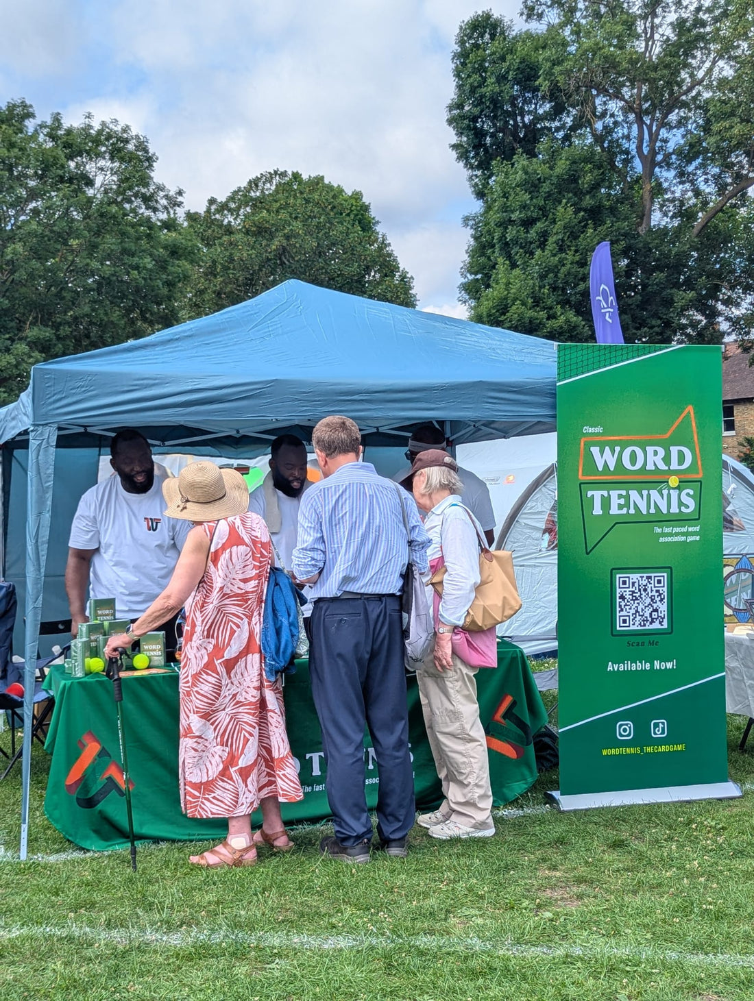 Word Tennis at Hilly Fields Summer Fayre